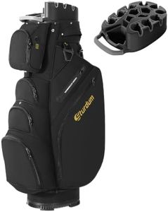 Sturdum 14-Way T-Lock Golf Cart Bag with Rigid Inner Shell