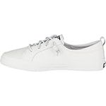 Sperry Women's Crest Vibe Sneaker, White, 7.5 M US