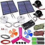 SP Electron Combo Pack of Double Solar Power Kit - DIY Solar Energy Experiments kit for School Science Sunlight Hobby Projects