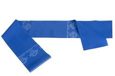 Theraband Medium Resistance Latex Free Exercise Band 5 Feet( Length) x 4 Inches( Width) Blue