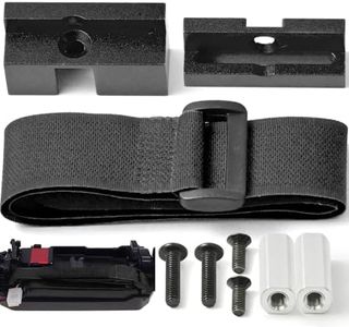 RcThjia Battery Holder Mount Hold Down Upgrade Part for 1/10 Tamiya TT02 TT02D TT02B TT02BR Aluminum Alloy Battery Holder with Strap RC Upgrade Replacement Parts