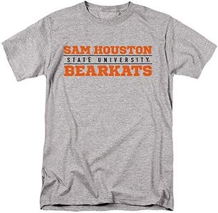 Sam Houston State University Official Between The Lines Unisex Adult T-Shirt, Athletic Heather, Medium