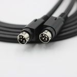 Compatible with HiVi-Swan D100 & Edifier R1700BT/R1850DB Master-Slave Speaker Cable, 4-Pin High-Flex Pure Copper Audio Cable, Dual-Shielded Interconnect Wire – Lossless Audio Transmission (9.84ft)