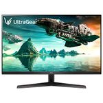 LG LCD 2560 x 1440 Pixels Ultragear QHD 32 inches / 80 cm 165 Hz 1ms, Nvidia G-Sync Compatible, FreeSync Premium, HDR 10, HDMI, VA Panel Gaming Monitor (Black, 32GN600)