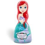 Disney Princess Ariel 3D Figure Children Hair and Body Wash 2 in 1 Bubble Bath and Shampoo, Suitable for All Hair Types and Dry, Sensitive Skin and Scalp, 250 ml