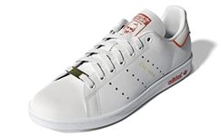 adidas Originals Men's Stan Smith Sneaker, Core White/Core White/Green, 5