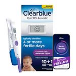 Clearblue Advanced Digital Ovulation Test Kit, Plus Bonus Rapid Detection Pregnancy Test, 10 Ovulation Tests & 1 Pregnancy Test