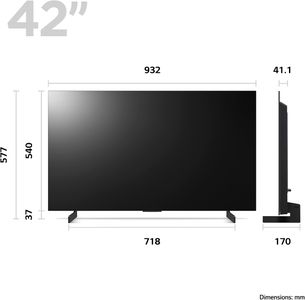 LG 42" OLED 4K Smart TV – Ultra HD HDR, ThinQ AI