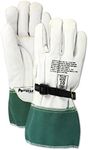 MAGID PowerMaster Low Voltage Leather Linesman Work Gloves, 1 Pairs, Size 9.5 (12604)