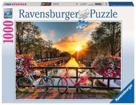 Ravensburger Puzzles Bicycles in Amsterdam, Multi Color (1000 Pieces)