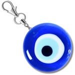 Stewit Evil eye charm, bag charm, purse charm, key charm, eye keyring, buggy charm, stroller charm, protection, nazar boncuk, dog tag,evil eye clip on charm, gold evil eye pendant, zipper pull