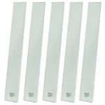 5-Pack 32 Inch Myard Glass Balusters with Scenic Frontier Tempered Glass for Home, Villa, Hallway, Deck, Patio, Fence, Wood or Aluminum Railing Rails