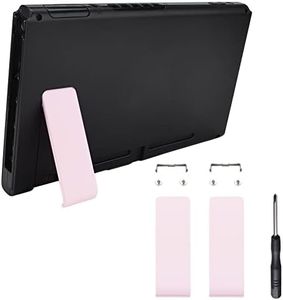eXtremeRate 2 Set of Cherry Blossoms Pink Replacement Kickstand for Nintendo Switch Console, Back Bracket Holder Kick Stand for Nintendo Switch - Console NOT Included