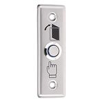 Realtime Stainless Steel Square Switch Button Panel Door Exit Home Push Release for RFID Access Control System