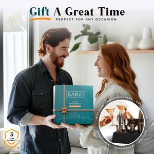 Bare Barrel 14-Piece Cocktail Shaker Set – Bartender Kit with Accessories