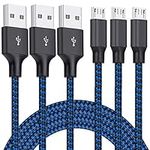 Micro USB Cable, 3Pack 10FT Android