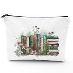 Book Lovers Gifts, Book Lovers Makeup Bag, Gifts for Book Lovers Women, Book Gifts for Girl Women, Book Gifts for Book Lovers, Presents for Book Lovers