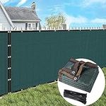 Gekufa Privacy Netting 2mx5m Garden Screening 130g/m² Fence Screening 90% HDPE Outdoor Shading Net UV-Resistant Tear-Resistant Windbreak Netting with Cable Ties and Eyelets