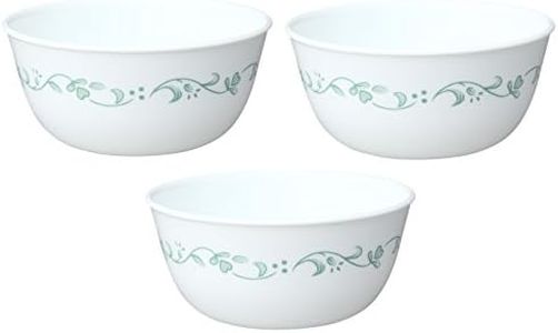 Corelle Livingware 28-Ounce Super Soup/Cereal Bowl, White, Set of 3