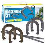 Triumph Sports USA Gold and Silver Horse Shoe Set