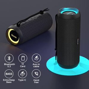 RIENOK 30W Bluetooth Speaker – Portable, Waterproof, Dual Pairing, Outdoor