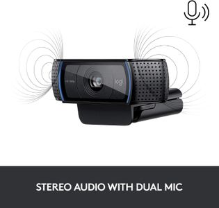 Logitech C920 HD Pro Webcam – Full HD 1080p Video Calling