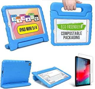 Official Cooper Dynamo Kids Case for iPad Mini 5 (5th Generation, 2019), iPad Mini 4 (2015) | Rugged Foam, Magic Handle, Built-in Stand, Eco-Mailer