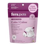 Fera Pets Goat Milk - Calming Supplement for Dogs & Cats - Ashwagandha, L-Theanine, & Passion Flower - Supports Anxiety Relief & Relaxation - for Picky Eaters - 60 TSP