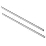 uxcell HSS Lathe Tool Bit 5mm x 5mm x 200mm, Square Lathe Turning Tool Blanks, High Speed Steel Rectangular Fly Cutter Mill Blank, 2pcs