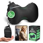 Inflatable Lumbar Pillow for Airplane Travel - Travel Lumbar Pillow - Inflatable Lumbar Pillow - Inflatable Lumbar Support - Suitable for Men and Women of all Ages - (FREE TRAVEL EBOOK)