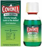 Covonia All-in-One Chesty Cough, Cold & Flu Relief Oral Solution, 160ml, Sugar Free, Fights Chesty Cough, Headaches, Sore Throats, Contains Paracetamol, for Adults & Children Aged 12+