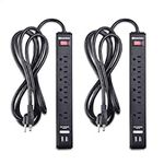 Cable Matters 2-Pack 6-Outlet Surge