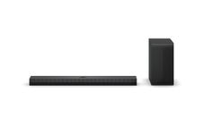 LG S70TY Smart Sound Bar, 400W, 3.1.1 Channels, Dolby Atmos and DTS Surround Sound, Wide Connectivity, Bluetooth, USB, Optical Input, Black