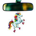 Gifton - Gifts for Women Her Girl - Unicorn Car Accessories Air Freshener - Christmas Decorations Stocking Fillers - Anniversary Presents Birthday Gym Office - Lavender Scent (1 Pack)