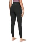 QUEENIEKE Workout Leggings for Women High Waisted Tummy Control Yoga Pants for Gym, Running, and Fitness (Jet Black, XS)