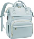 LOVEVOOK Leather Laptop Backpack fo