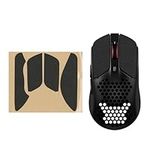 kwmobile Mouse Grip Tape Compatible with Kingston Pulsefire Haste 1 Grip Tape - Non-Slip Faux Leather - Black