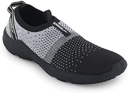 Speedo Unisex-Child Water Shoe Surfknit Pro Kids, High Rise/Black, 5 Big Kid