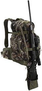 Allen Company unisex adult Terrain Knoll Hunting Day Backpack Pack By Allen Quiet Fabric Padded Shoulder Front Pocket B, Green, One Size US