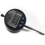 Oudtinz Digital Dial Indicator 0.01mm/.0005'' Digital Probe Indicator Dial Test Gauge Range 0-25.4mm/1'' Dial Test Indicators Electronic Indicator Gauge