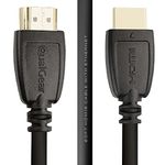 QualGear HDMI 2.0 Cable; 20' High Speed HDMI 2.0 Cable with Ethernet 20' - Black (QG-CBL-HD20-20FT)