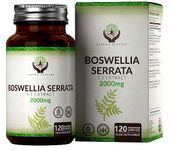 EN Boswellia Serrata Capsules | 120 Capsules - High Strength Boswellia Serrata | 2000mg (5:1 Extract) Boswellia per Serving | Non-GMO, Gluten & Allergen Free | Manufactured in The UK