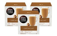 NESCAFÉ Dolce Gusto Coffee Capsules Café Au Lait 48 Single Serve Pods, (Makes 48 Cups) 48 Count