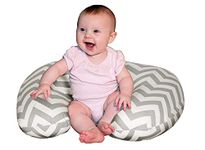 Jolly Jumper Baby Sitter Cushion, Grey/White Chevron