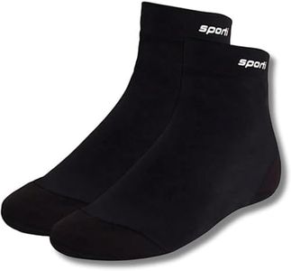 Sporti Nylon Spandex Swim Fin Socks - Black - Small