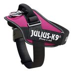 Julius-K9 16IDC-DPN-1 IDC Power Harness, Size: 1 (63-85cm/26-33.5"), Dark Pink