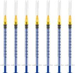 100 Pack 1ml 25Ga Plastic Syringe w