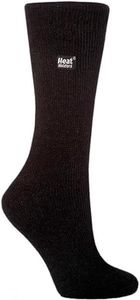 Heat Holders Winter Warm Thermal Socks | Style: LITE | Women's UK4-8 US5-9 Plain Dahlia Black