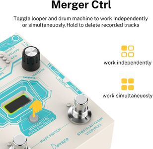 Donner Guitar Looper Pedal – Compact Loop Station for Electric Guitar