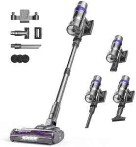Tergeo Cordless Vacuum for Home,Tangle Free Vac for Pet,105AW,450W,V40